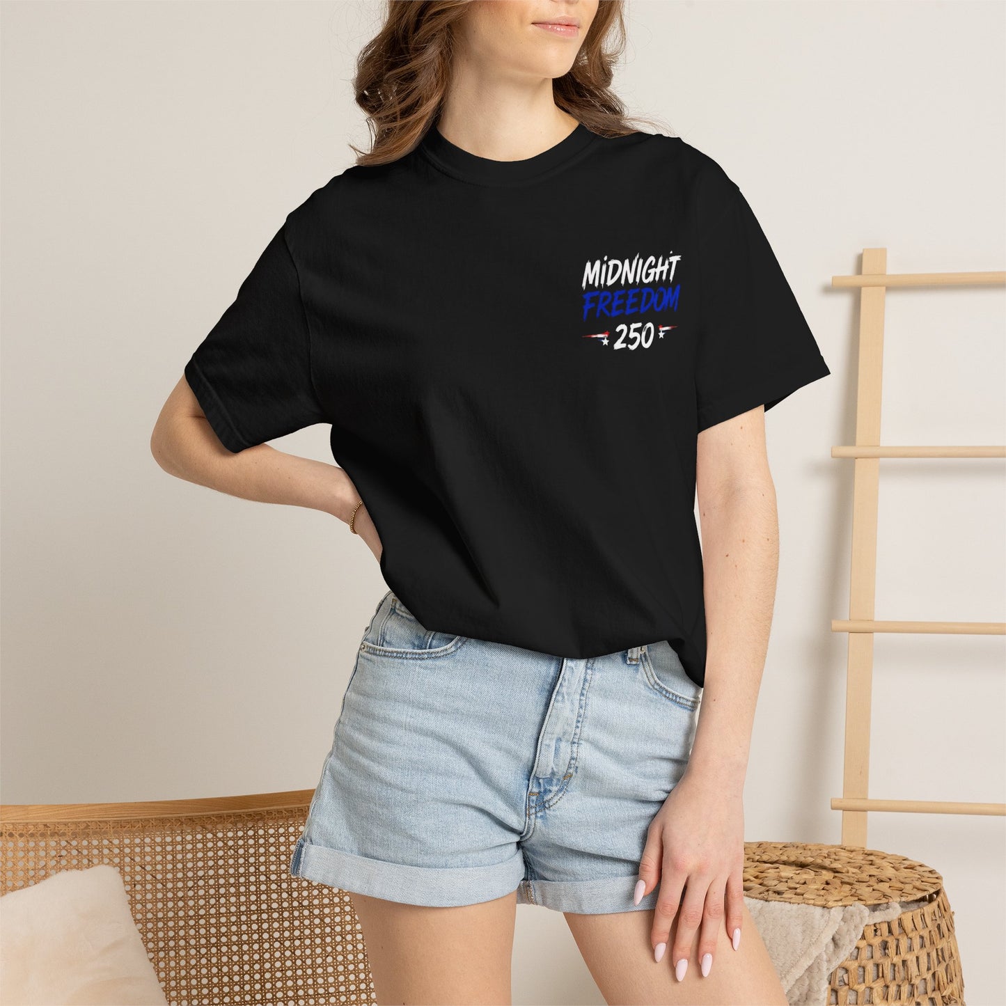 Independence Day Freedom 250 T-Shirt — Patriotic 'Freedom' Graphic Tee