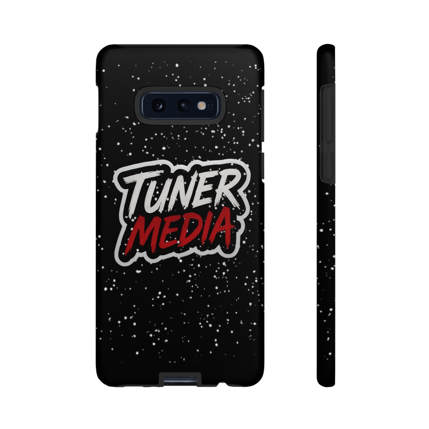 Tuner Media Tough Phone Case — Black Rugged Protective Cover