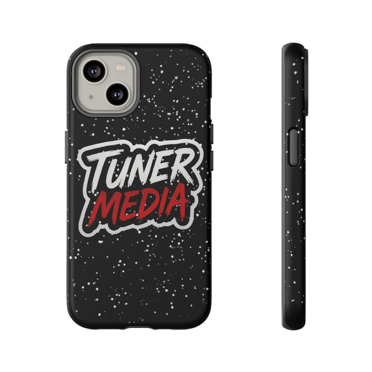 Tuner Media Tough Phone Case — Black Rugged Protective Cover