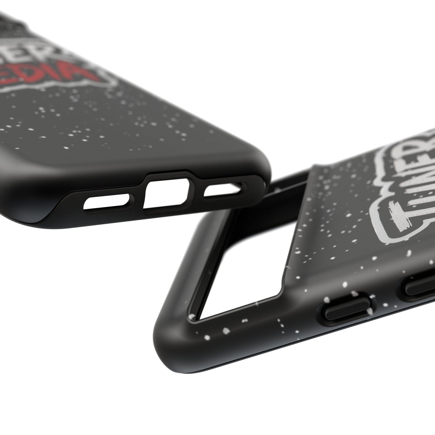 Tuner Media Tough Phone Case — Black Rugged Protective Cover