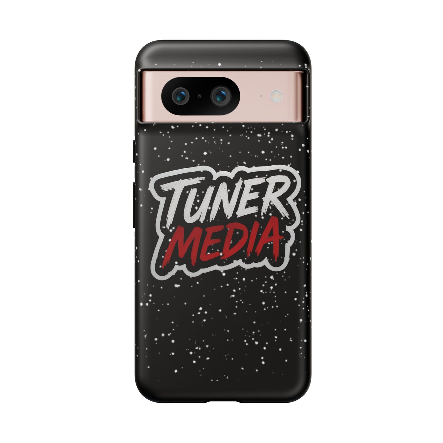 Tuner Media Tough Phone Case — Black Rugged Protective Cover