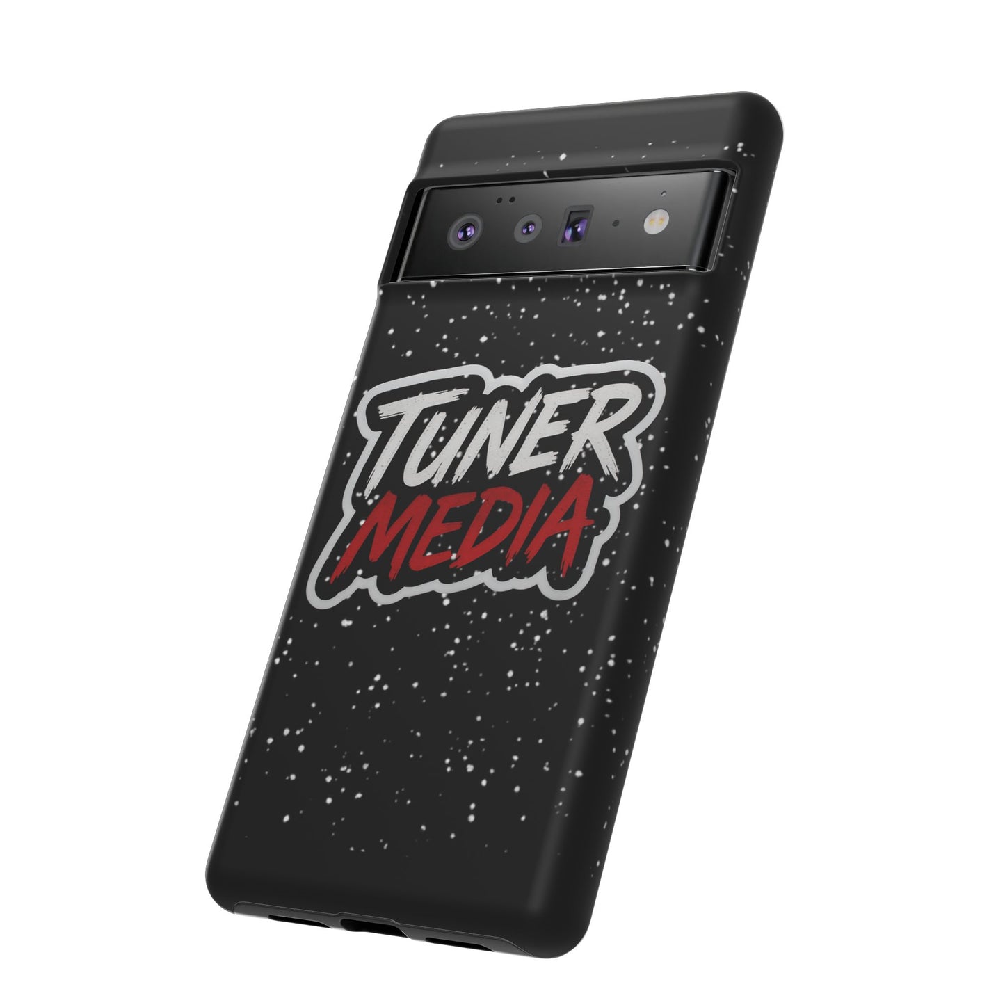 Tuner Media Tough Phone Case — Black Rugged Protective Cover
