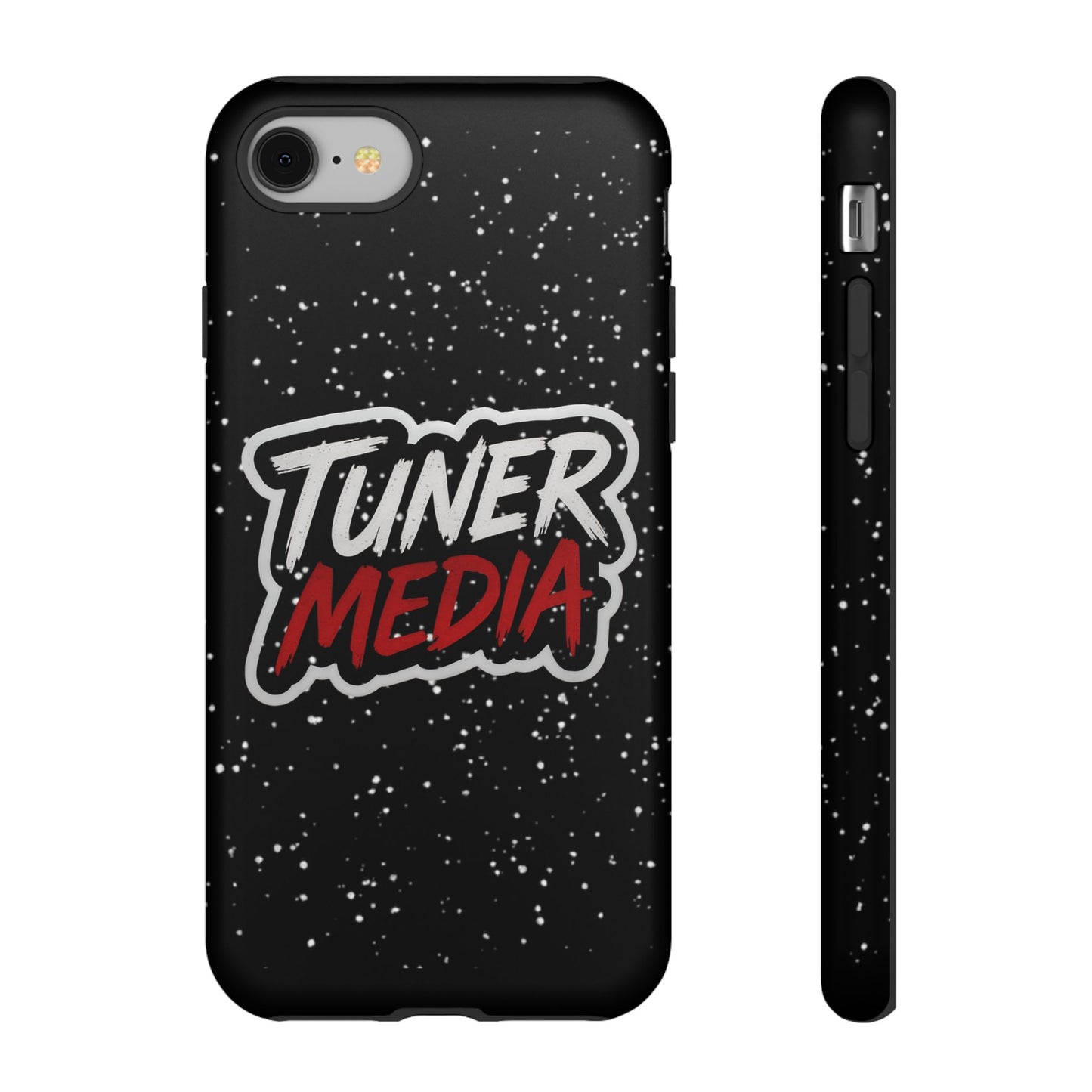 Tuner Media Tough Phone Case — Black Rugged Protective Cover