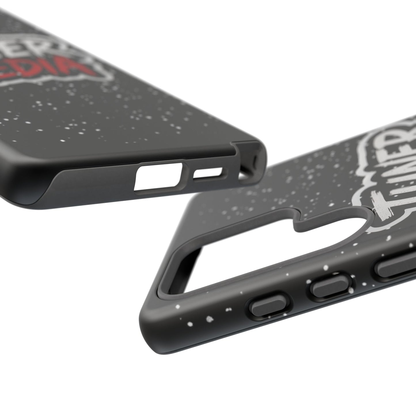 Tuner Media Tough Phone Case — Black Rugged Protective Cover