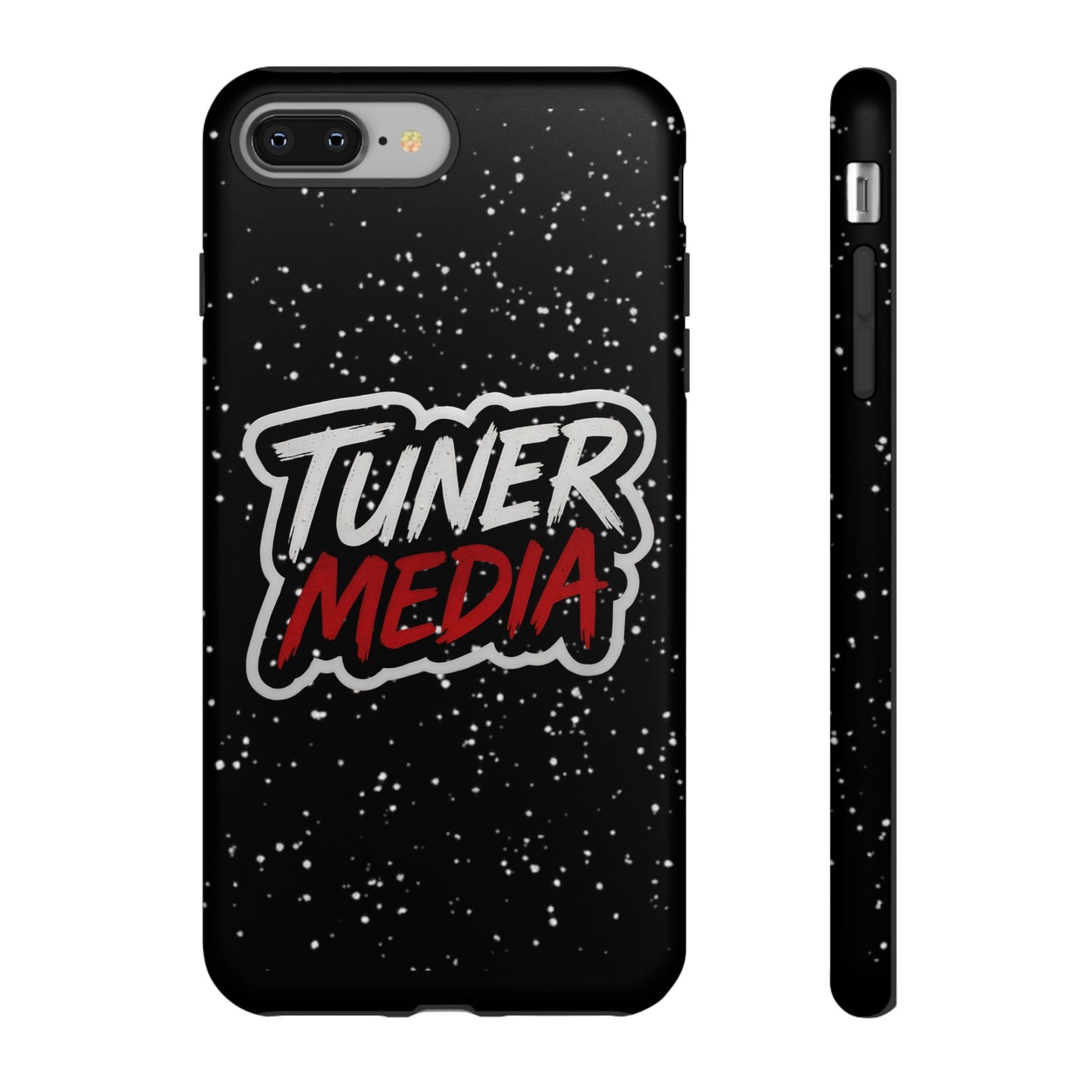 Tuner Media Tough Phone Case — Black Rugged Protective Cover
