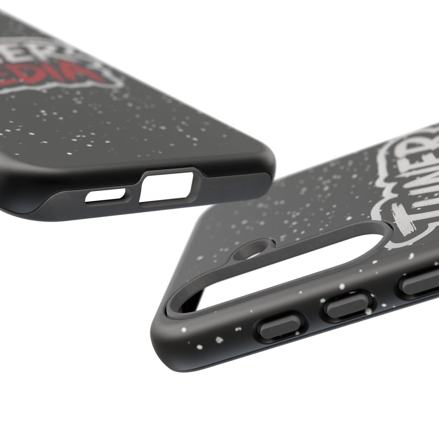 Tuner Media Tough Phone Case — Black Rugged Protective Cover