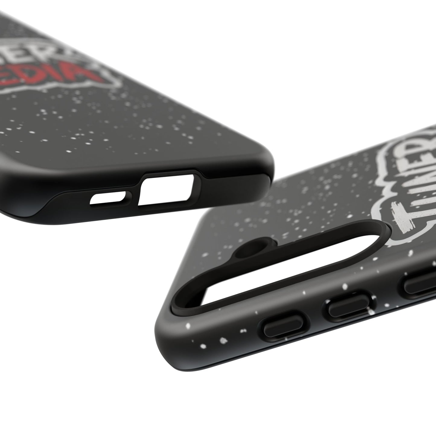 Tuner Media Tough Phone Case — Black Rugged Protective Cover