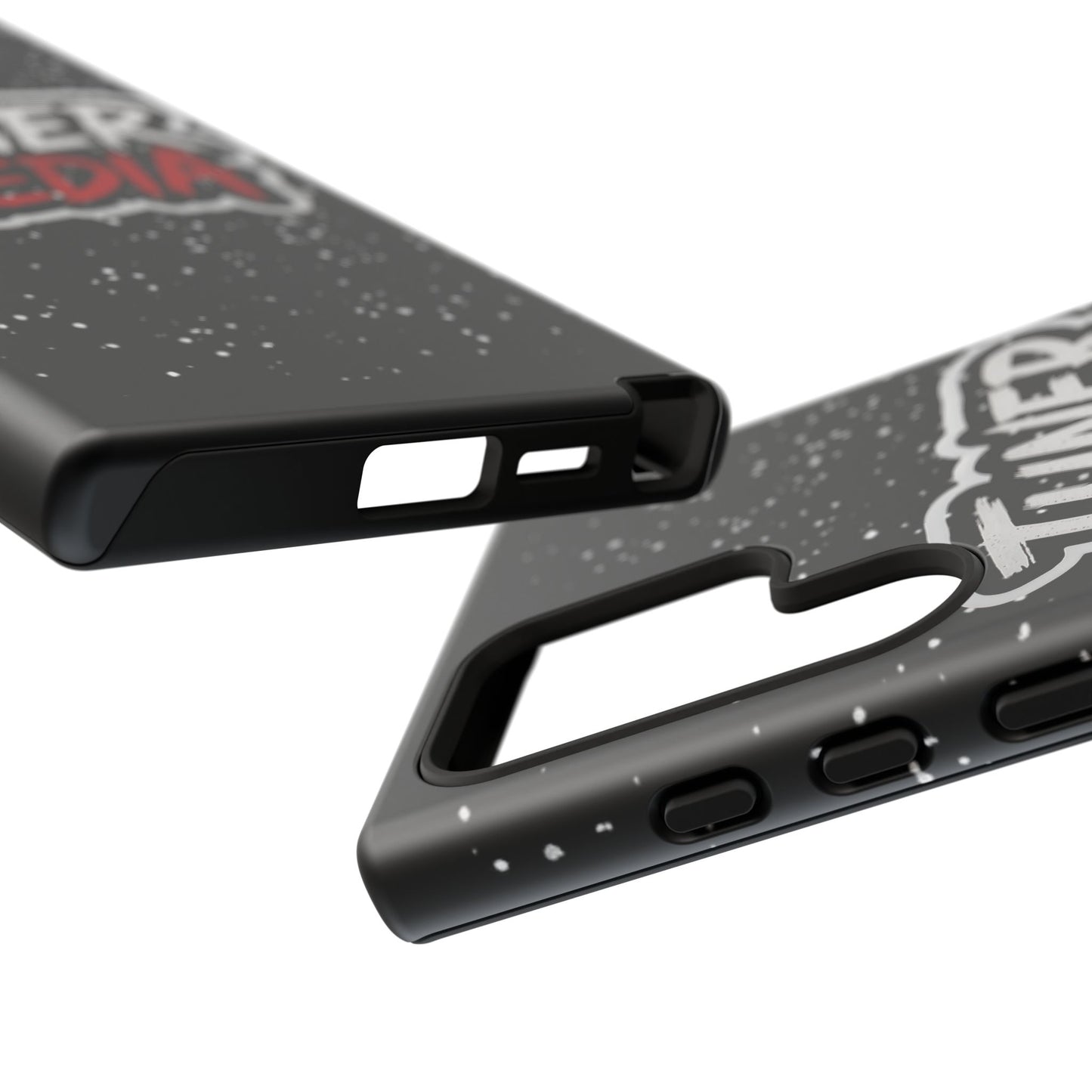 Tuner Media Tough Phone Case — Black Rugged Protective Cover