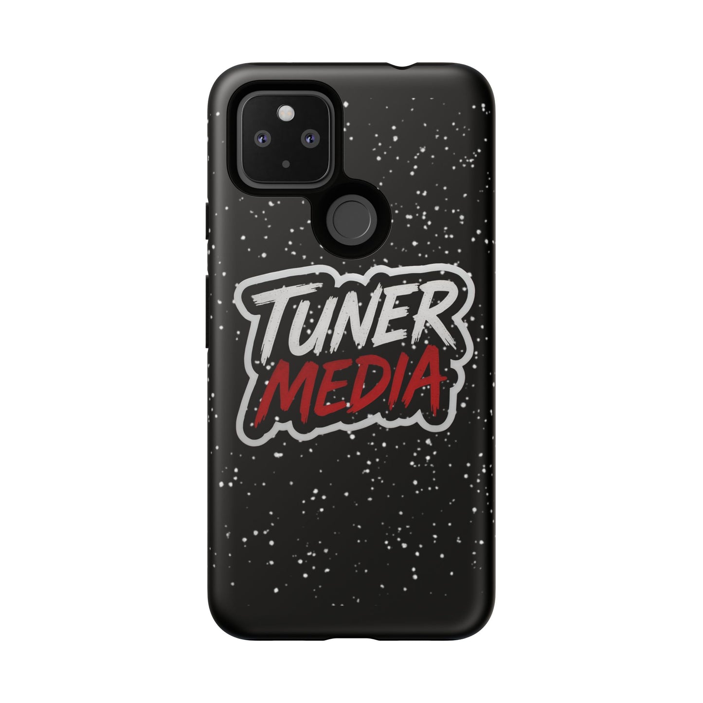 Tuner Media Tough Phone Case — Black Rugged Protective Cover