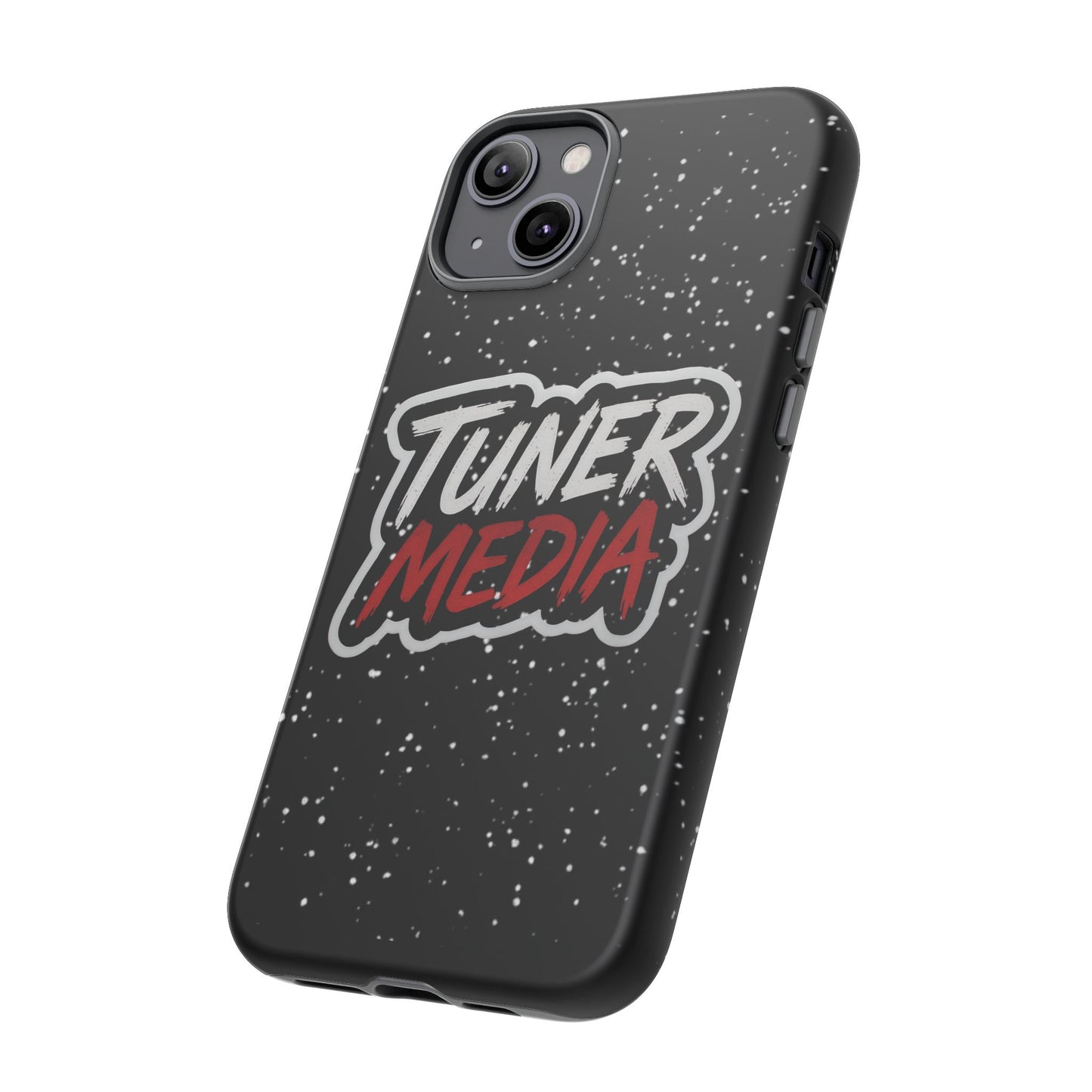 Tuner Media Tough Phone Case — Black Rugged Protective Cover
